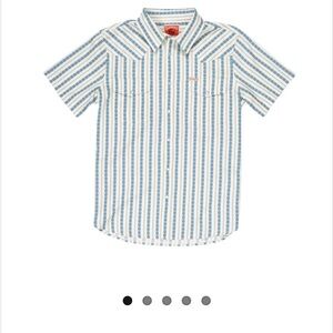 Sendero Provisions Serape Pearl Snap Short Sleeve Shirt mens medium Western